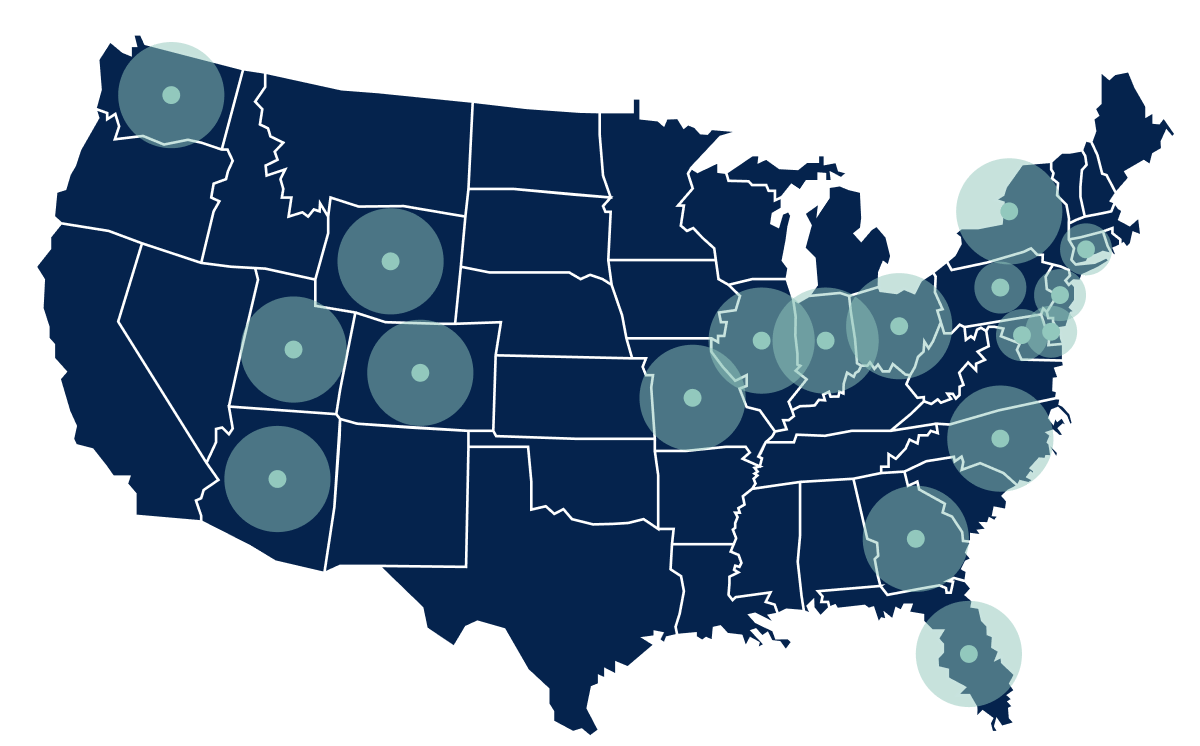 Where we ship in the U.S